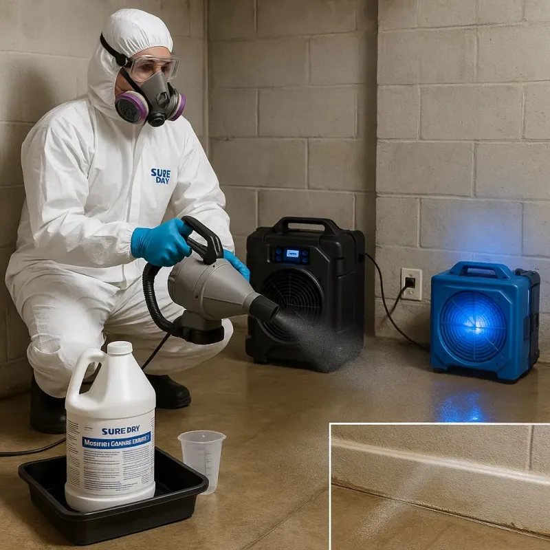 Sanitization and Odor Removal process in Crowley, LA